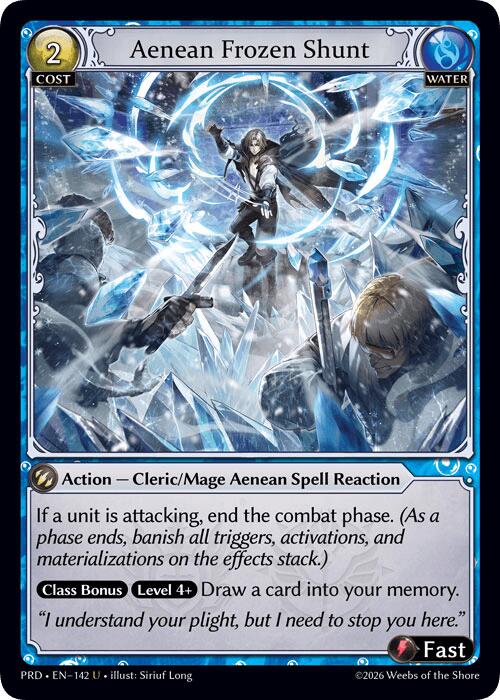 Aenean Frozen Shunt (Interference Curio Foil) (142) [.asphodel/paradise]