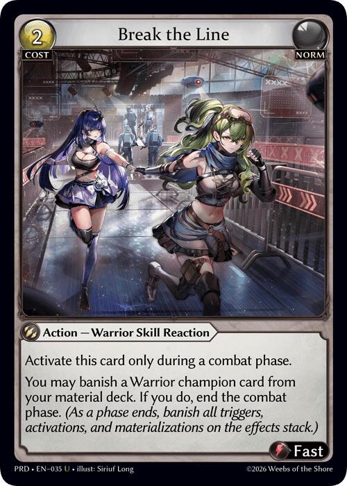 Break the Line (Interference Curio Foil) (35) [.asphodel/paradise]