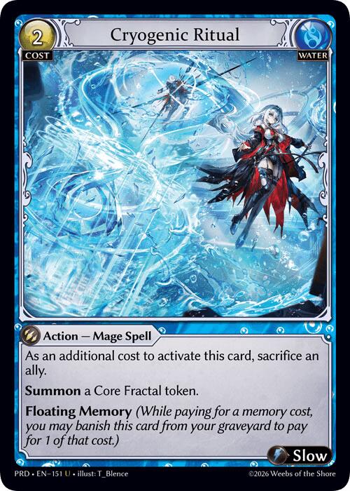 Cryogenic Ritual (Interference Curio Foil) (151) [.asphodel/paradise]