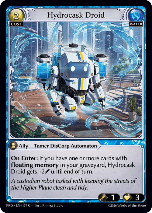 Hydrocask Droid (Interference Curio Foil) (157) [.asphodel/paradise]