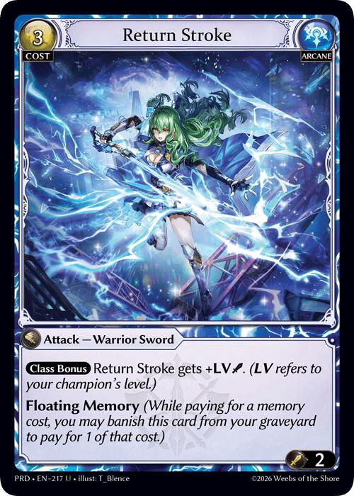 Return Stroke (Interference Curio Foil) (217) [.asphodel/paradise]
