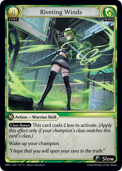 Riveting Winds (Interference Curio Foil) (197) [.asphodel/paradise]