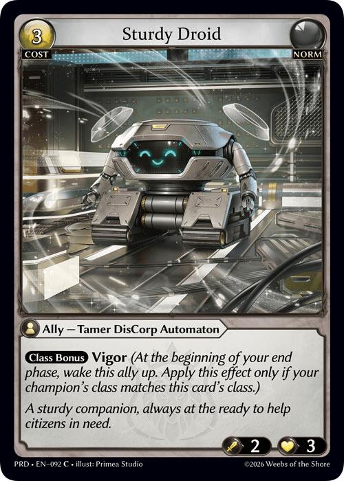 Sturdy Droid (Interference Curio Foil) (92) [.asphodel/paradise]