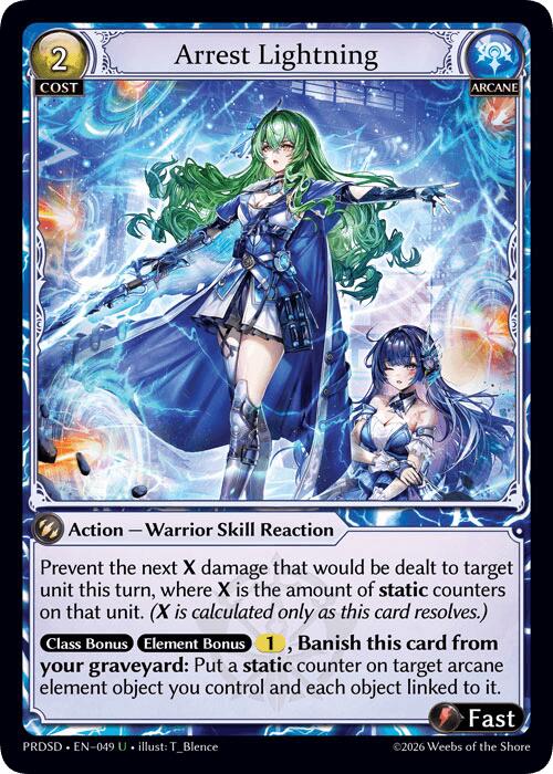 Arrest Lightning (49) [.asphodel/paradise Starter Decks]
