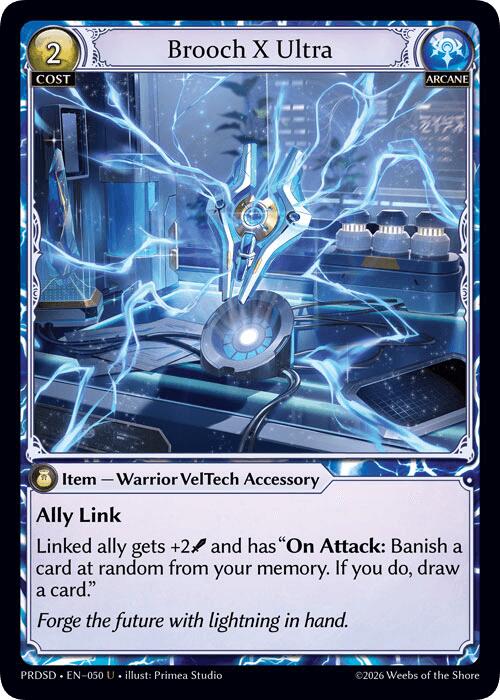 Brooch X Ultra (50) [.asphodel/paradise Starter Decks]