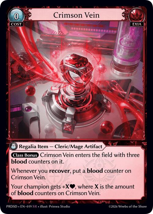 Crimson Vein (19) [.asphodel/paradise Starter Decks]