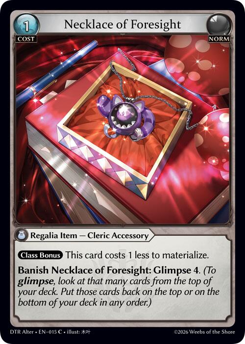 Necklace of Foresight (015) [Distorted Reflections Alter Edition]