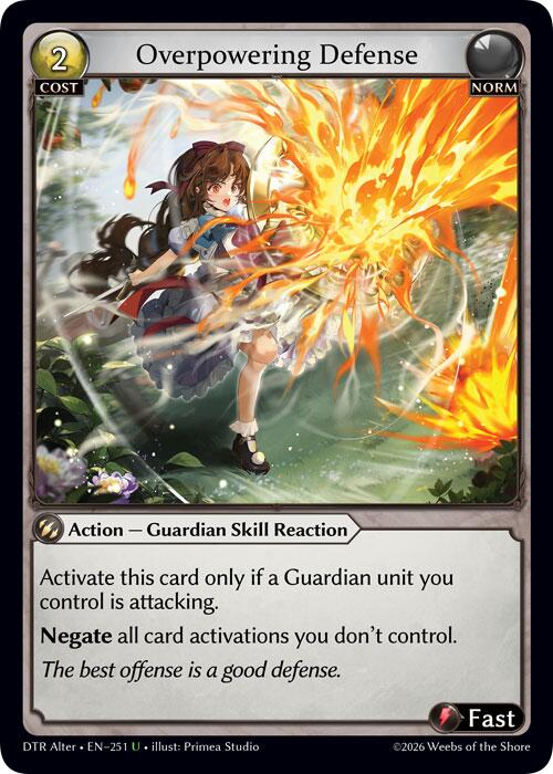 Overpowering Defense (251) [Distorted Reflections Alter Edition]