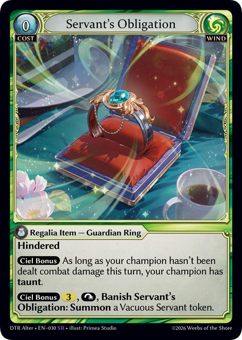 Servant's Obligation (030) [Distorted Reflections Alter Edition]