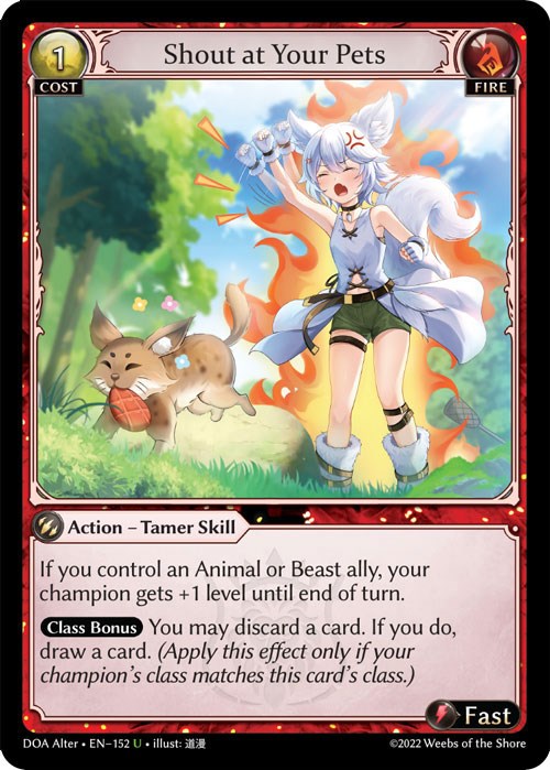 ペットに怒鳴りつけろ（152）[Dawn of Ashes: Alter Edition] 